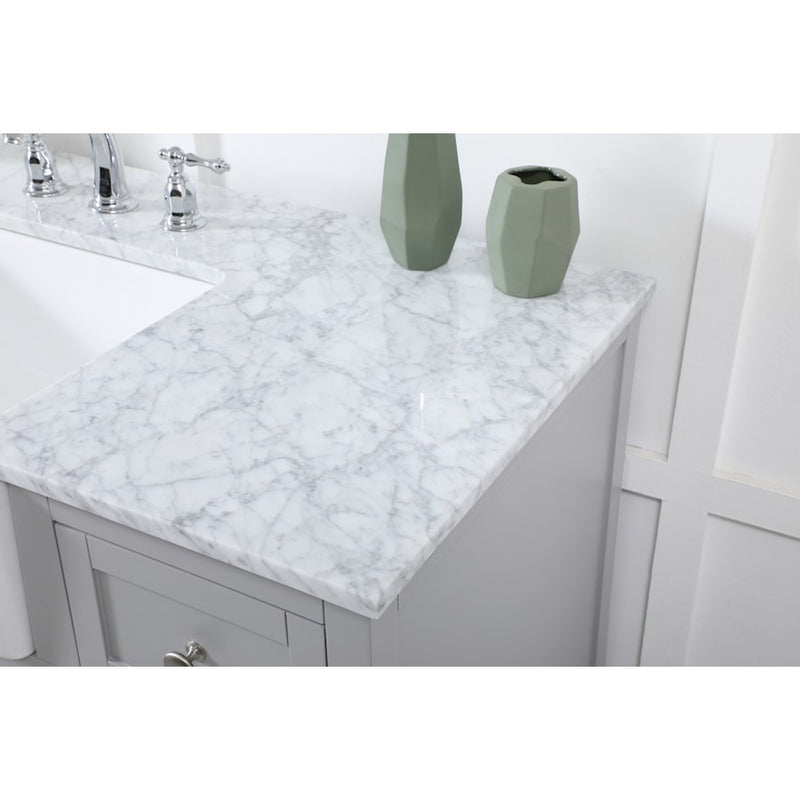 Elegant Kitchen/Bath Franklin 48" Single Bathroom Vanity, Grey