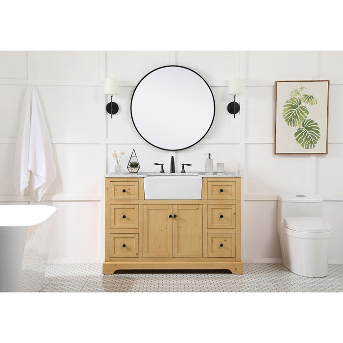 Elegant Kitchen/Bath Franklin 48" Single Bathroom Vanity, Grey/BS
