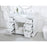 Elegant Kitchen/Bath Franklin 48" Single Bathroom Vanity, White