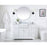 Elegant Kitchen/Bath Franklin 48" Single Bathroom Vanity, White