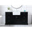Elegant Kitchen/Bath Franklin 60" Single Bathroom Vanity, Black