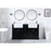 Elegant Kitchen/Bath Franklin 60" Single Bathroom Vanity, Blue