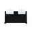 Elegant Kitchen/Bath Franklin 60" Double Bathroom Vanity, Black - VF60260DBK