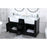 Elegant Kitchen/Bath Franklin 60" Double Bathroom Vanity, Black