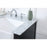 Elegant Kitchen/Bath Franklin 60" Double Bathroom Vanity, Black