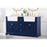 Elegant Kitchen/Bath Franklin 60" Double Bathroom Vanity, Blue