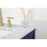 Elegant Kitchen/Bath Franklin 60" Double Bathroom Vanity, Blue