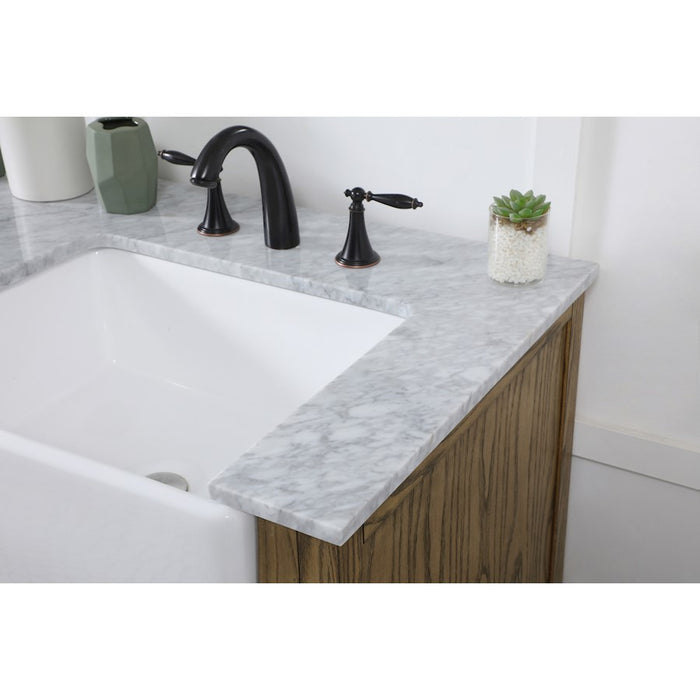 Elegant Kitchen/Bath Franklin 60" Double Bathroom Vanity, Driftwood