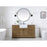 Elegant Franklin 60" Double Bathroom Vanity, Natural Wood
