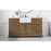 Elegant Kitchen/Bath Franklin 60" Single Bathroom Vanity, Driftwood