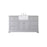 Elegant Kitchen/Bath Franklin 60" Single Bathroom Vanity, Grey - VF60260GR