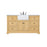 Elegant Franklin 60" Single Bathroom Vanity, Natural Wood - VF60260NW