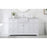 Elegant Kitchen/Bath Franklin 60" Single Bathroom Vanity, White