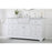 Elegant Kitchen/Bath Franklin 60" Single Bathroom Vanity, White