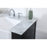 Elegant Kitchen/Bath Franklin 72" Double Bathroom Vanity, Black