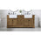 Elegant Kitchen/Bath Franklin 72" Double Bathroom Vanity, Driftwood