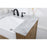 Elegant Kitchen/Bath Franklin 72" Double Bathroom Vanity, Driftwood
