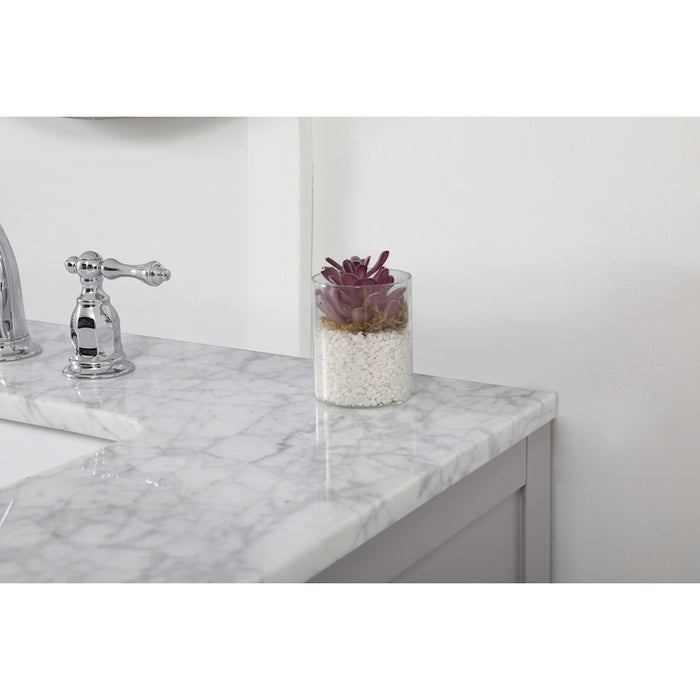Elegant Kitchen/Bath Franklin 72" Double Bathroom Vanity, Grey