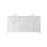 Elegant Kitchen/Bath Franklin 72" Double Bathroom Vanity, White - VF60272DWH