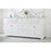 Elegant Kitchen/Bath Franklin 72" Double Bathroom Vanity, White