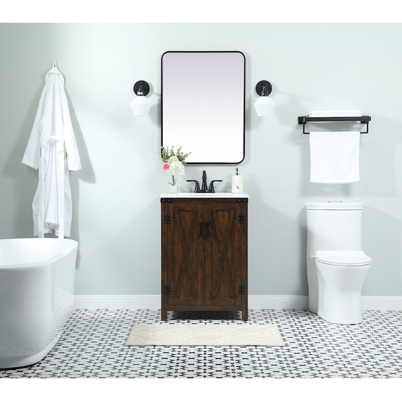 Elegant Kitchen/Bath Franklin 72" Double Bathroom Vanity, White