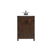 Elegant Kitchen/Bath Grant 24" Single Bathroom Vanity, Expresso - VF90224EX
