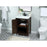 Elegant Kitchen/Bath Grant 24" Single Bathroom Vanity, Expresso