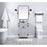 Elegant Kitchen/Bath Grant 24" Single Bathroom Vanity, Expresso