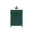 Elegant Kitchen/Bath Grant 24" Single Bathroom Vanity, Green - VF90224MGN
