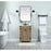 Elegant Kitchen/Bath Grant 24" Single Bathroom Vanity, Green