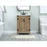Elegant Kitchen/Bath Grant 24" Single Bathroom Vanity, Natural Oak