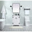 Elegant Kitchen/Bath Grant 24" Single Bathroom Vanity, Natural Oak