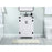 Elegant Kitchen/Bath Grant 24" Single Bathroom Vanity, White