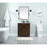Elegant Kitchen/Bath Grant 24" Single Bathroom Vanity, White