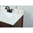 Elegant Grant 30" Single Bathroom Vanity, Expresso/Backsplash