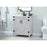 Elegant Grant 30" Single Bathroom Vanity, Grey/Backsplash