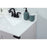 Elegant Grant 30" Single Bathroom Vanity, Grey/Backsplash