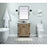 Elegant Kitchen/Bath Grant 30" Single Bathroom Vanity, Natural Oak