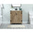Elegant Grant 30" Single Bathroom Vanity, Natural Oak/Backsplash