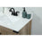 Elegant Grant 30" Single Bathroom Vanity, Natural Oak/Backsplash