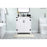 Elegant Kitchen/Bath Grant 30" Single Bathroom Vanity, White