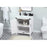 Elegant Kitchen/Bath Grant 30" Single Bathroom Vanity, White