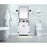 Elegant Kitchen/Bath Grant 30" Single Bathroom Vanity, White