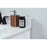 Elegant Grant 30" Single Bathroom Vanity, White/Backsplash