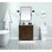 Elegant Kitchen/Bath Grant 32" Single Bathroom Vanity, Expresso