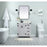 Elegant Kitchen/Bath Grant 32" Single Bathroom Vanity, Grey