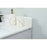 Elegant Grant 32" Single Bathroom Vanity, Grey/Backsplash