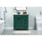 Elegant Grant 32" Single Bathroom Vanity, Green/Backsplash