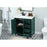 Elegant Grant 32" Single Bathroom Vanity, Green/Backsplash
