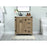 Elegant Kitchen/Bath Grant 32" Single Bathroom Vanity, Natural Oak